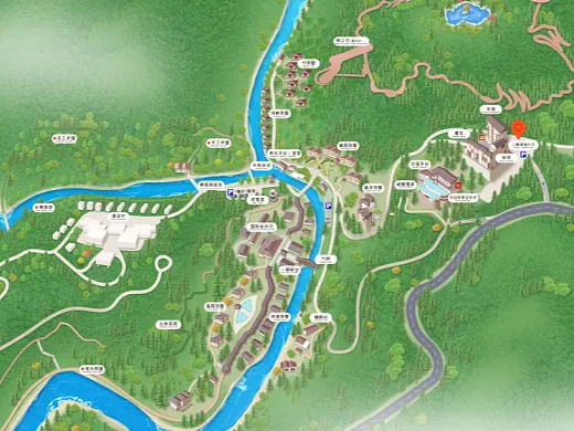 吉州结合景区手绘地图智慧导览和720全景技术，可以让景区更加“动”起来，为游客提供更加身临其境的导览体验。